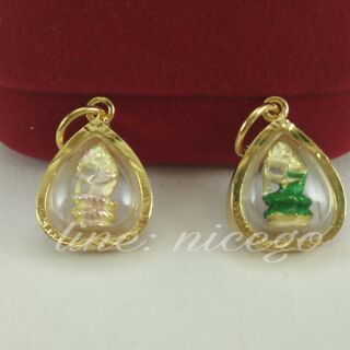 จี้พญานาคกรอบใบโพธิ์จิ๋ว