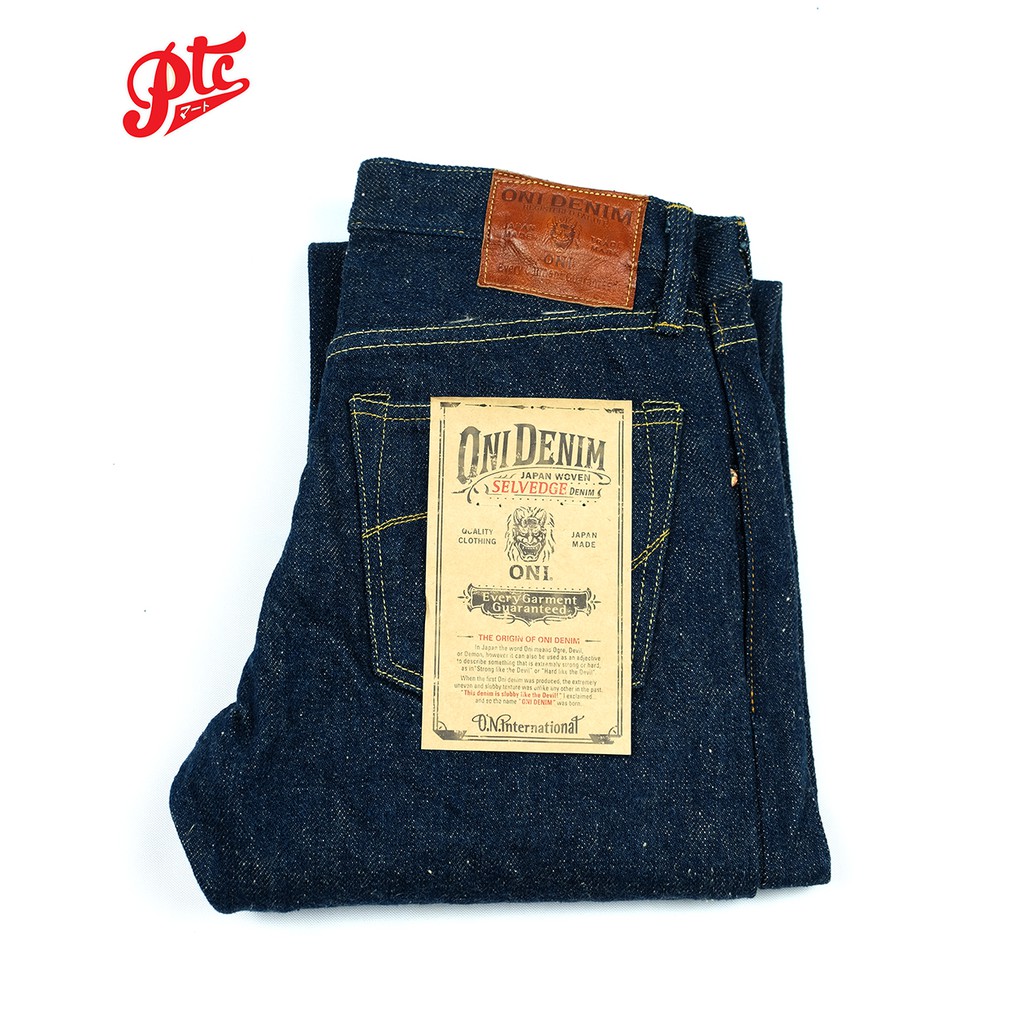 PTC-MART ONI DENIM ONI-506ZR TIGHT FIT STRAIGHT Secret Denim 20oz