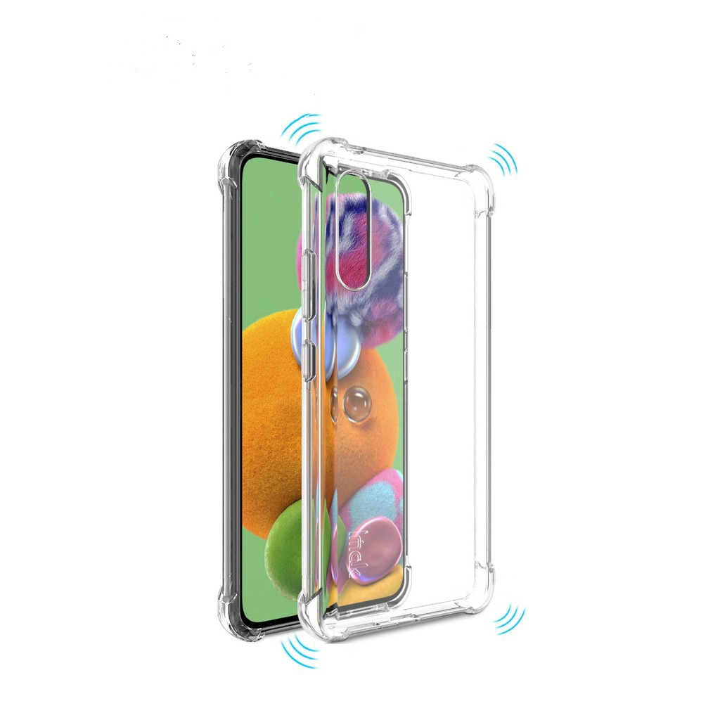 ปลอก Samsung Galaxy A90 5G A90 A80 A70 A70S A60 A50 A30S A50S A40 A30 A20 A10 ถุงลมนิรภัยซิลิโคนใสกันกระแทกกรณี