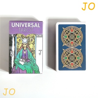 【COD】Universal Tarot ไพ่ดูดวง ไพ่ทาโรต์ การ์ดเกมไพ่ทาโรต์ Party Board Game