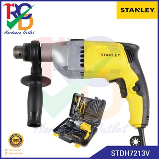 STANLEY ชุดสว่านกระเเทก STDH7213V-B1 13MM 720W พร้อมอุปกรณ์ 39 ชิ้น