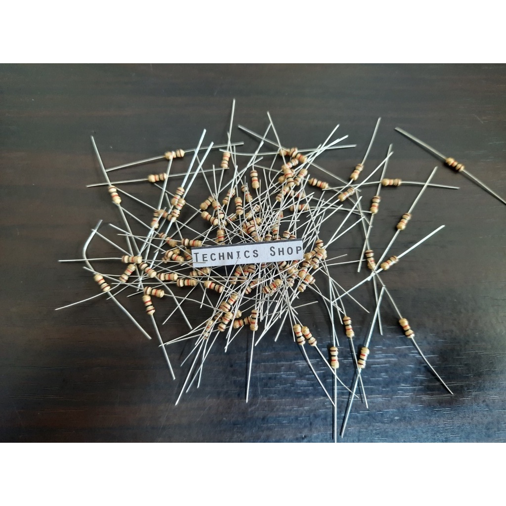 ตัวต้านทาน 1 kโอห์ม 1/4W จำนวน 20 ตัว Resistor 1 KOhm 20 pcs.