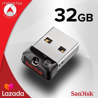 SanDisk Flash Drive Cruzer Fit 32G USB 2.0 Flash Drive (SDCZ33_032G_G35) เมมโมรี่ แซนดิส แฟลซไดร์ฟ ประกัน Synnex รับประก