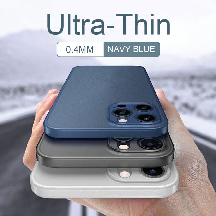หรูหราอัลตร้าบางกรณี PP เดิมสำหรับ For iPhone 16 Pro Max 15 Pro Max 14 Pro Max 13 Pro Max 15 Plus 16 Plus