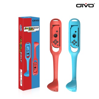 Oivo อุปกรณ์ควบคุมไม้กอล์ฟสําหรับ Nintendo Switch Golf Club Joy Con 2 ชิ้นสําหรับ Mario Golf