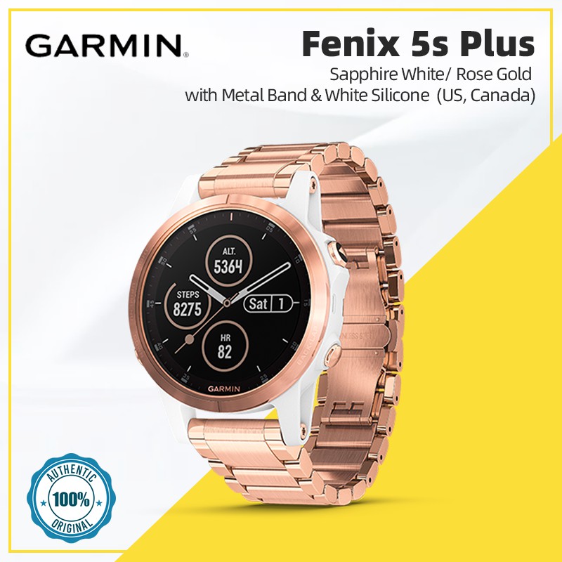 fenix 5 plus rose gold