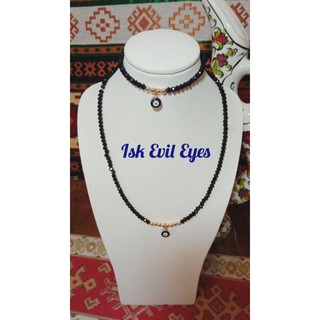 ชุดเซตสร้อยคอและข้อมือ evil eye