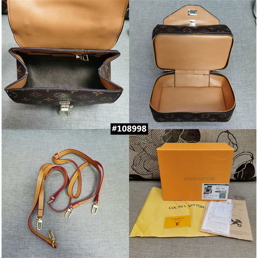 กระเป๋าแท้MRJC L1221 LV Dauphine Backpack Monogram Leather WBOX
