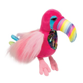 Douglas Vivian Pink Toucan - ตุ๊กตานิ่มนกทูแคนแฟนซี สีชมพู วิเวียน ขนาดยาว 13 นิ้ว