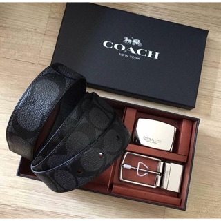 New Coach Belt for men ใช้ได้ 2 ด้าน เปลี่ยนหัวได้ 2 แบบ