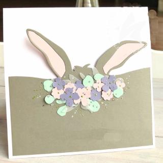 2 j  easter rabbit ear แผ่นแม่แบบโลหะตัดลาย diy สําหรับตกแต่งสมุดอัลบั้มกระดาษหัตถกรรม