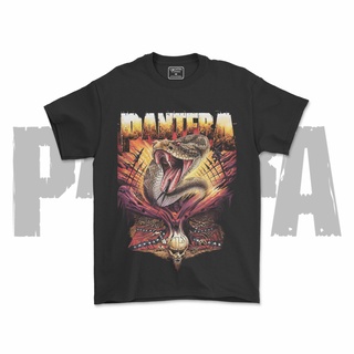 คอลูกเรือเสื้อยืดคอกลมเสื้อเชิ้ต ลายวง Pantera สีดํา สําหรับผู้ชาย และผู้หญิง V4ผ้าฝ้ายแท้