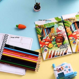 Little Tree 12 Colour Pencils ลิตเติ้ลทรี สีไม้ ดินสอสีแท่งยาว (กล่อง12สี) คุณภาพดี เกรดพรีเมียม