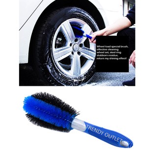 แปรงขัดล้อ รถยนต์ แม็กซ์ ยางรถยนต์ แปรงล้างล้อแม็กซ์ แบบมีด้ามจับ Car Wheel Cleaning Brush