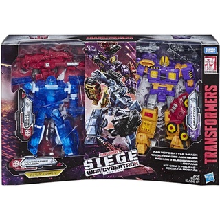 Transformers Siege Generations War for Cybertron Deluxe Fan-Vote Battle 3 Pack Holo Mirage, Powerdasher Aragon, Impactor