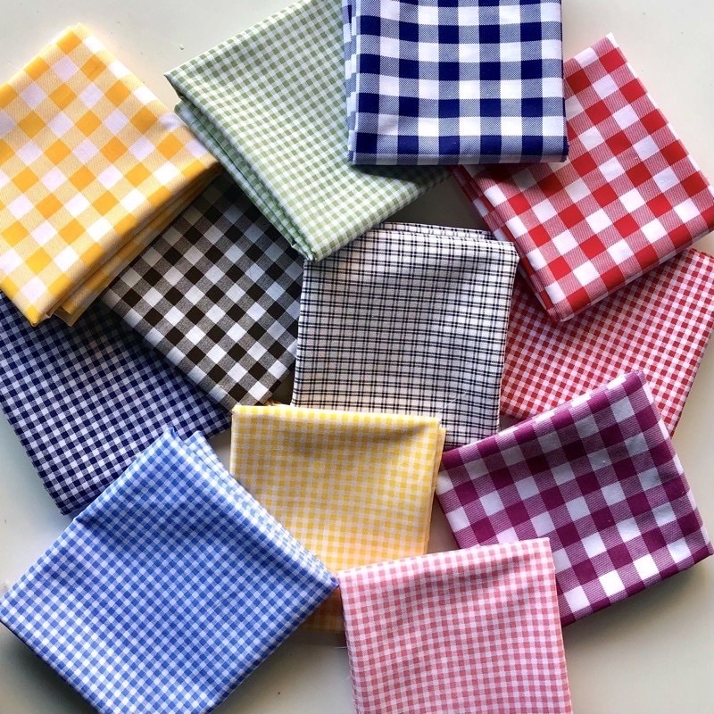 ⭐️ผ้าลายสก็อตลายตาราง ⭐️ขนาด1.5-5เมตร กดติตามลด50%ผ้าพร็อพถ่ายรูปสินค้า ปูปิคนิค ผ้าปูโต๊ะ พร้อมส่ง