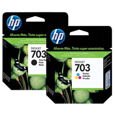 (พร้อมส่ง) HP 703BK/CO ตลับหมึกอิงค์เจ็ทของแท้100% Original Ink Advantage Cartridge