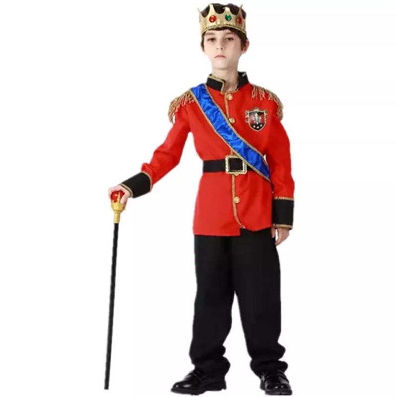 พร้อมส่ง B0269 ชุดเจ้าชาย ชุดเจ้าชายเด็ก ชุดแฟนซี ชุดแฟนซีเด็ก ชุดอังกฤษ ชุดประจำชาติ Prince King Royal Cosplay costume