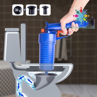 High Pressure Air Drain Blaster Pump Plunger Sink Pipe Clog Remover Toilets Bathroom Home Tool