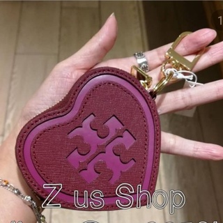 พร้อมส่ง​ Tory Burch heart key fob.