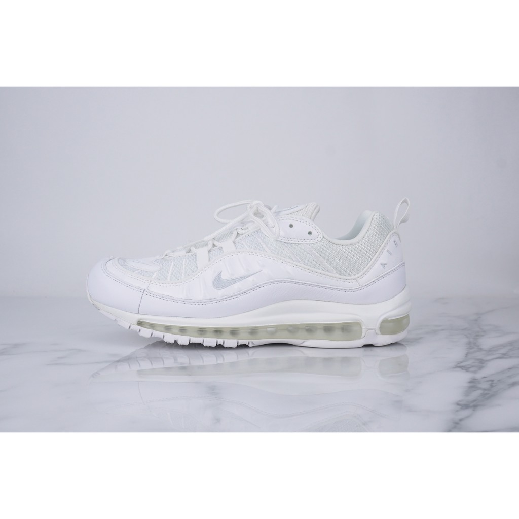 มือ1 แท้100% Nike รองเท้าผู้ชาย "Air Max 98" สี ขาว White/Triple White (Size 9.5US)