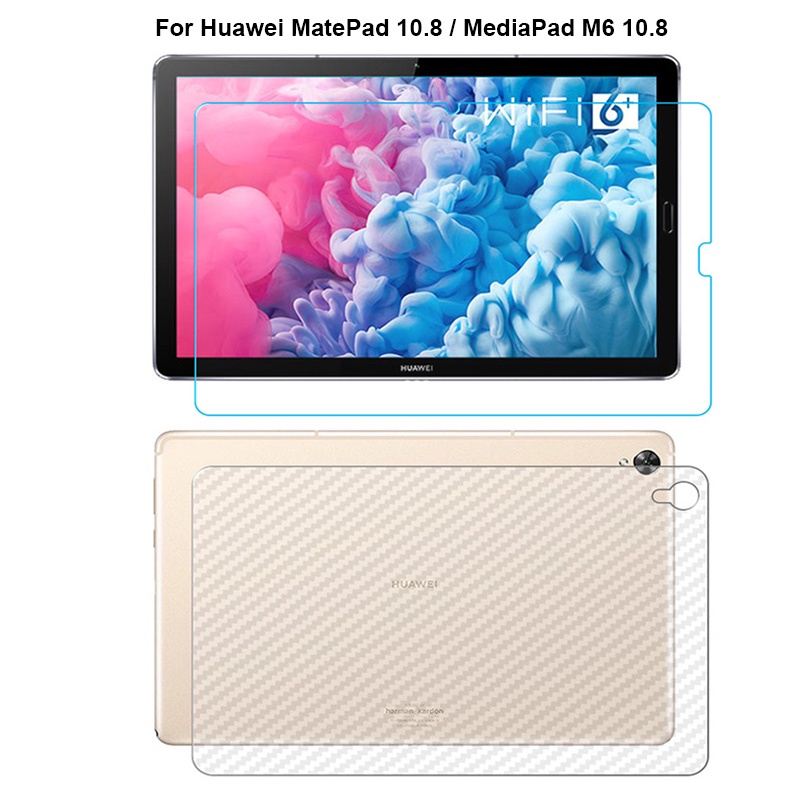 ฟิล์มสติ๊กเกอร์คาร์บอนไฟเบอร์สําหรับ Huawei Matepad 10.8 / Mediapad M6 10.8