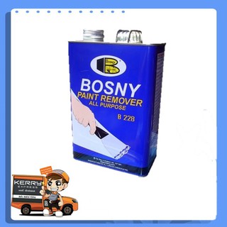 Bosny น้ำยาลอกสีชนิด เมทเธอรีนคลอไรด์  ขนาด 1/4 แกลลอน (0.946 ลิตร)