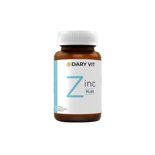 Dary Vit Zinc 75mg ซิงค์ ดารี่ วิต อาหารเสริม ซิงค์ ขนาด 30 แคปซูล 1 กระปุก