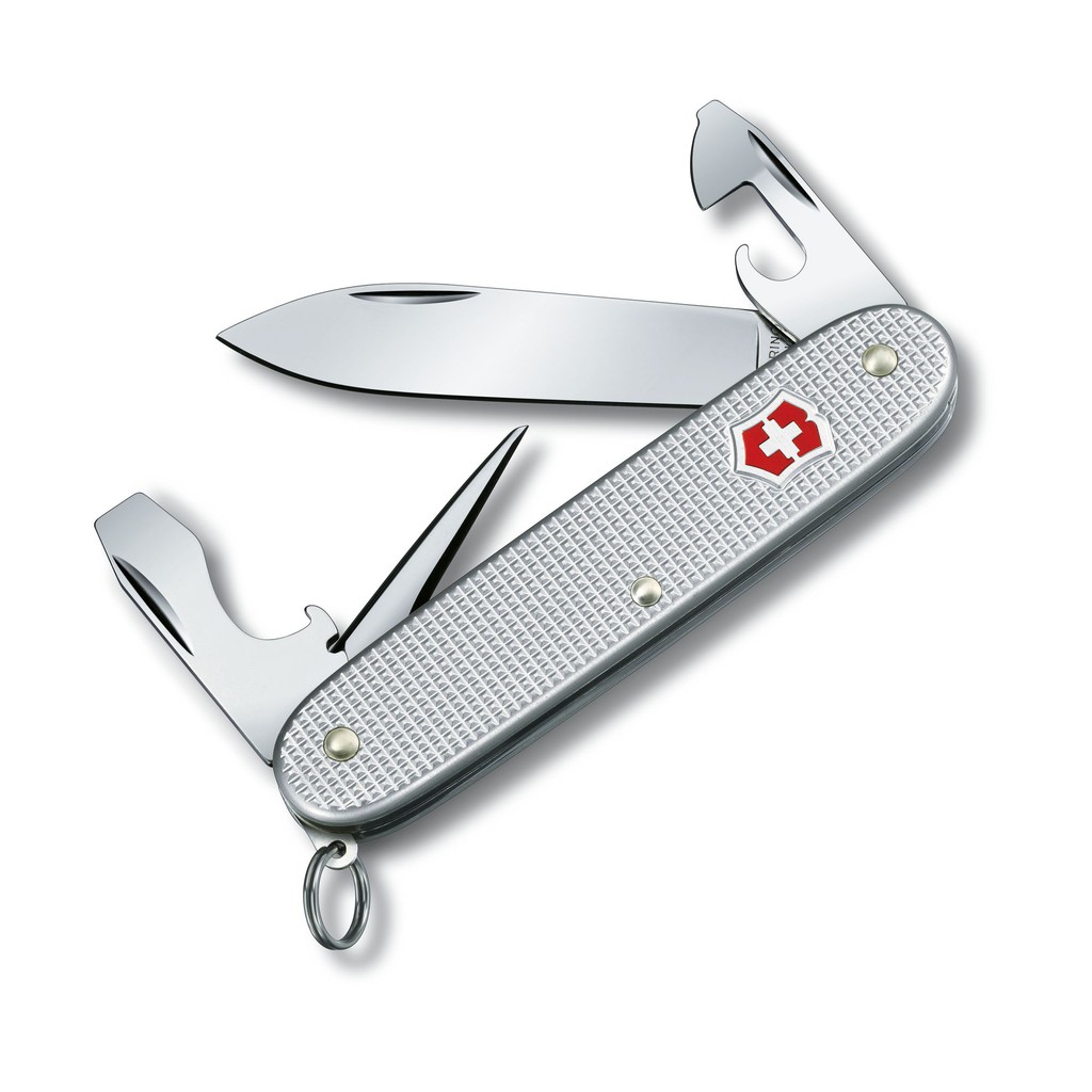 Victorinox Pioneer Alox - Medium Pocket Knife with Ribbed Scales (0.8201.26) | มีดพับ มีดพก มีดสวิส