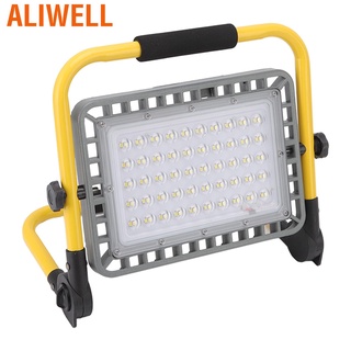 Aliwell LED Work Light Rechargeable 2 Levels 15000lm Adjust Angle Floodlight For Repa US