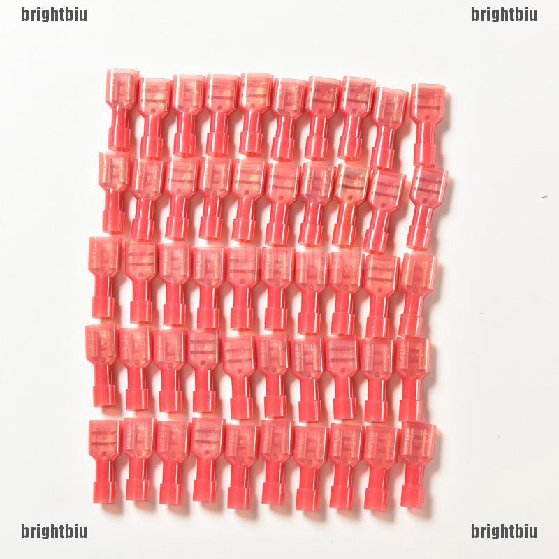 Red Fully Insulated Female electrical wire cable 12v Crimp Terminals