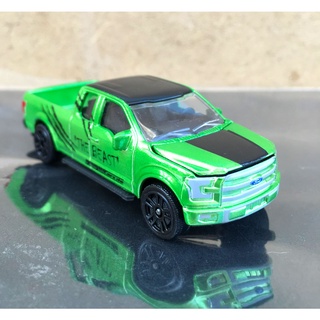 Majorette Ford F 150 - The Beast - Glossy Green Color /Wheels D5SB /scale 1/72 (3 inches) no Package