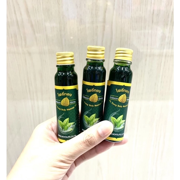 โพธิ์ทอง น้ำมันนวดผิวกายขนาด24 CC