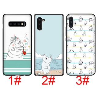 เคสโทรศัพท์มือถือลายการ์ตูนฮิปโปน่ารักสําหรับ Samsung Galaxy S 20 Ultra S 10 Lite S 10 E S 9 S 8 Plus S 6 S 7 Edge A 21