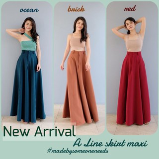 A Line maxi skirtงานตัดของที่ร้านค้าบ