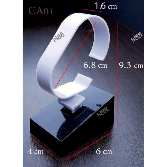 ขาตั้งนาฬิกาข้อมือรุ่นCA01สีดำ