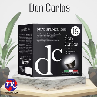 Don Carlos Arabica Italian ดอน คาร์ลอส กาแฟอิตาเลียนอาราบิกาแท้ 16 แคปซูล