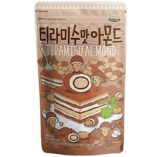 Gilim Toms Farm Korean Seasoned Almonds Toms Tiramisu Almond 200gm  กิลิมทอมส์ฟาร์มอัลมอนด์ปรุงรสเกาหลี Toms Tiramisu A