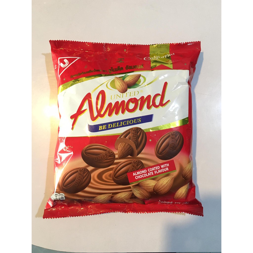 ยูไนเต็ด อัลมอนด์ United Almond chocolate Shopee Thailand