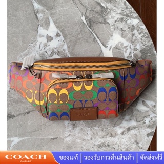 Coach Outlet Mens Classic Logo TRACK กระเป๋าคาดเอว C9847