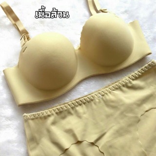 🔥พร้อมส่ง🔥👙ชุดชั้นไร้ขอบไร้ตะเข็บแนวเกาหลี👙