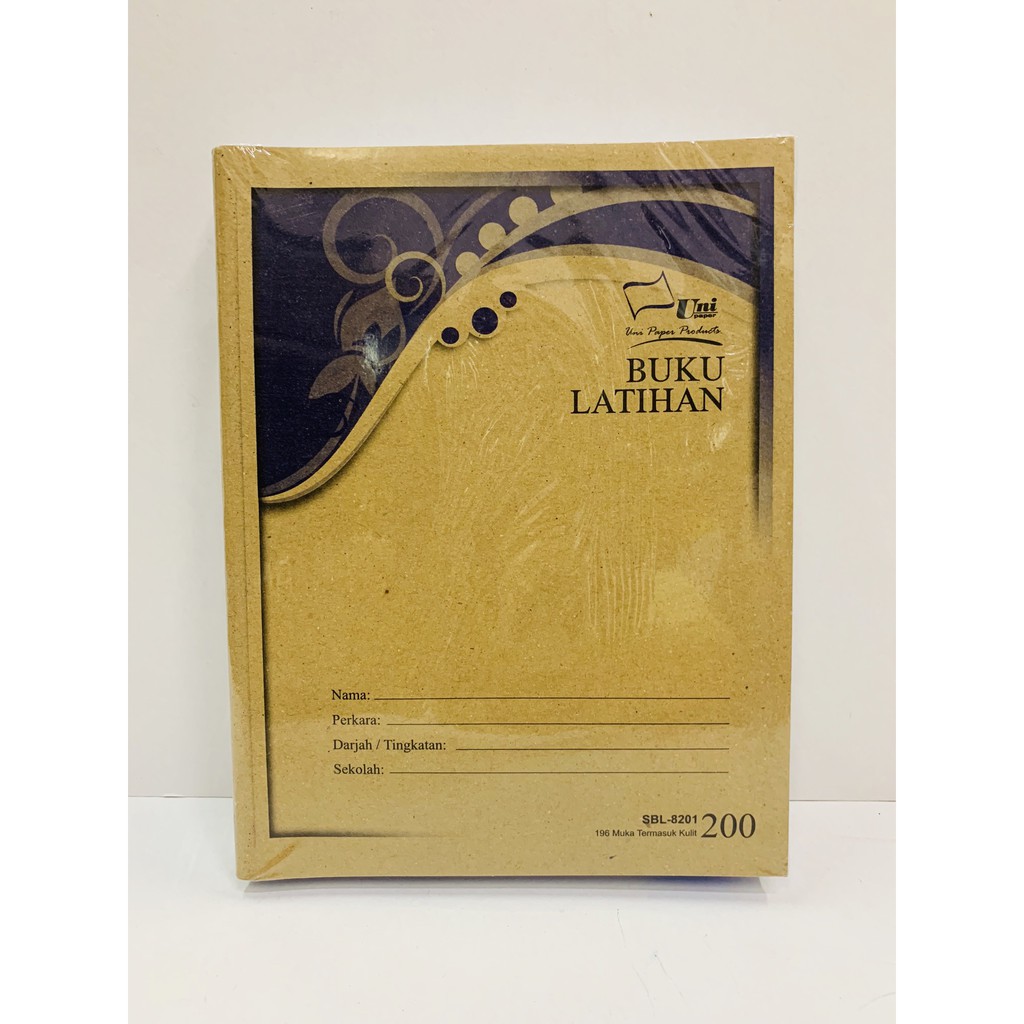 200PAGES BUKU LATIHAN SINGLE LINE EXERCISE BOOK 200PAGES (5 เล่ม)