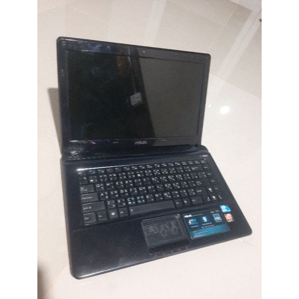โน๊ตบุ๊คมือสองสภาพดี asus a42jb จอ14นิ้ว Cpui5 m450 2.4ghz Ram 4gb ddr3 ssd 60gb มีการ์ดจอแยก Amd