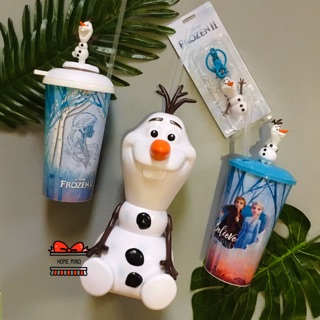 [พร้อมส่งล็อตสุดท้าย] FROZEN 2 แก้วโอลาฟ พวงกุญแจโอลาฟ