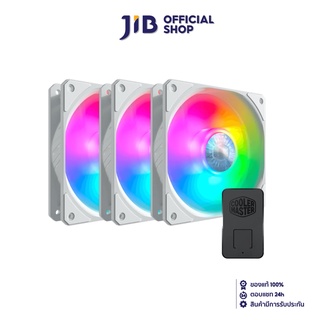 COOLER MASTER CASE FAN (พัดลมเคส) SICKLEFLOW 120 ARGB WHITE EDITION 3 IN 1