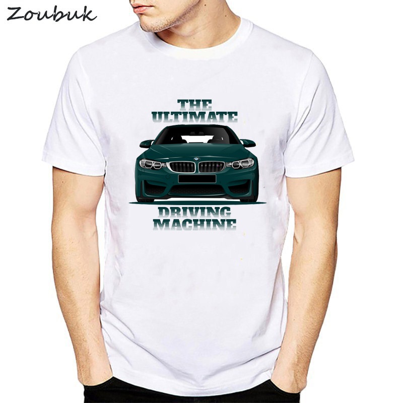 เสื้อยืดสีขาวเสื้อยืดลําลอง แขนสั้น พิมพ์ลายรถยนต์ bmw e46 e90 e39 e60 e30 สีขาว พลัสไซซ์ สําหรับผู้