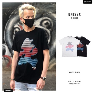 Unisex T-Shirt เสื้อยืดคอกลม แขนสั้น เสื้อยืดพิมพ์ลาย Mario ใส่ได้ทั้งผู้หญิง-ผู้ชาย/ รุ่น IA-117