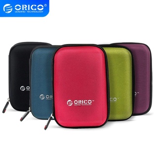 Orico กระเป๋าเคส HDD 2.5 นิ้ว แบบพกพา สําหรับฮาร์ดไดรฟ์ พาวเวอร์แบงค์ สายเคเบิล USB