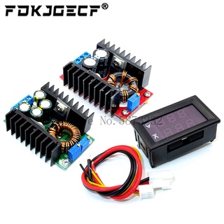 Dc DC 150W Boost Converter / 9A 300W Step Down Buck Converter โมดูลพลังงาน DC 0-100V 10A โวลต์มิเตอร์ดิจิตอลแอมมิเตอร์จอแสดงผลคู่