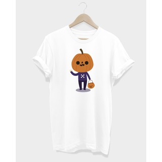 เสื้อยืดฮาโลวีน Halloween Pumkin Head